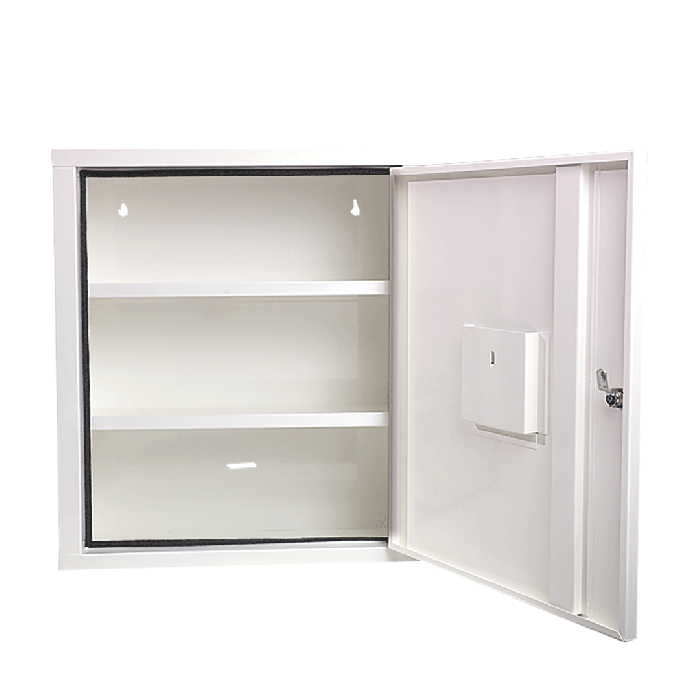 EUROSAFE First Aid Cabinet, Empty, White