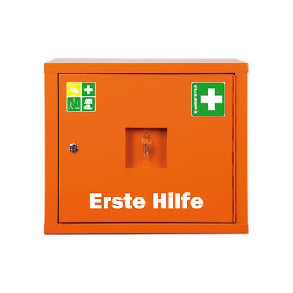 JUNIORSAFE Standard First Aid Cabinet, Orange