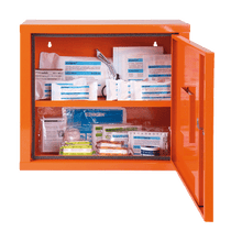 JUNIORSAFE Standard First Aid Cabinet, Orange