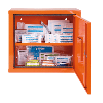 JUNIORSAFE Standard First Aid Cabinet, Orange