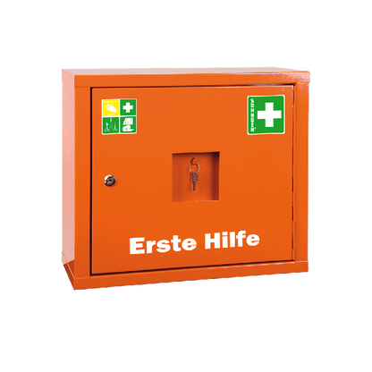 JUNIORSAFE Standard First Aid Cabinet, Orange