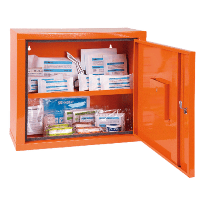 JUNIORSAFE Standard First Aid Cabinet, Orange