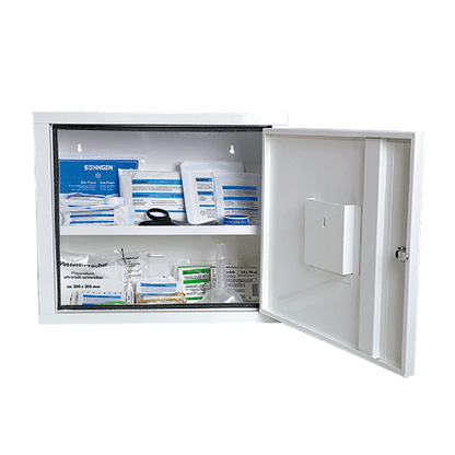 JUNIORSAFE Standard First Aid Cabinet, White