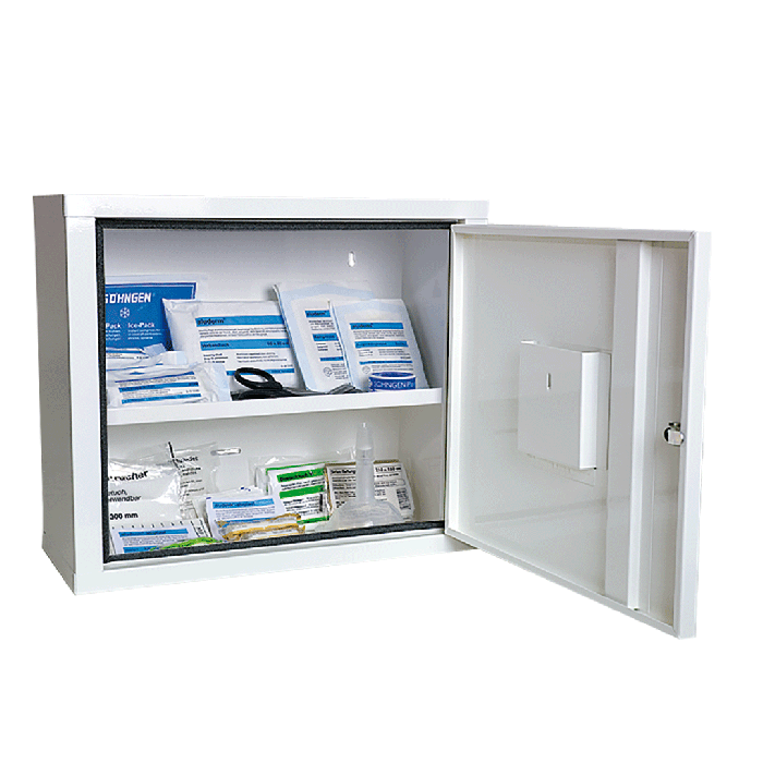 JUNIORSAFE Standard First Aid Cabinet, White