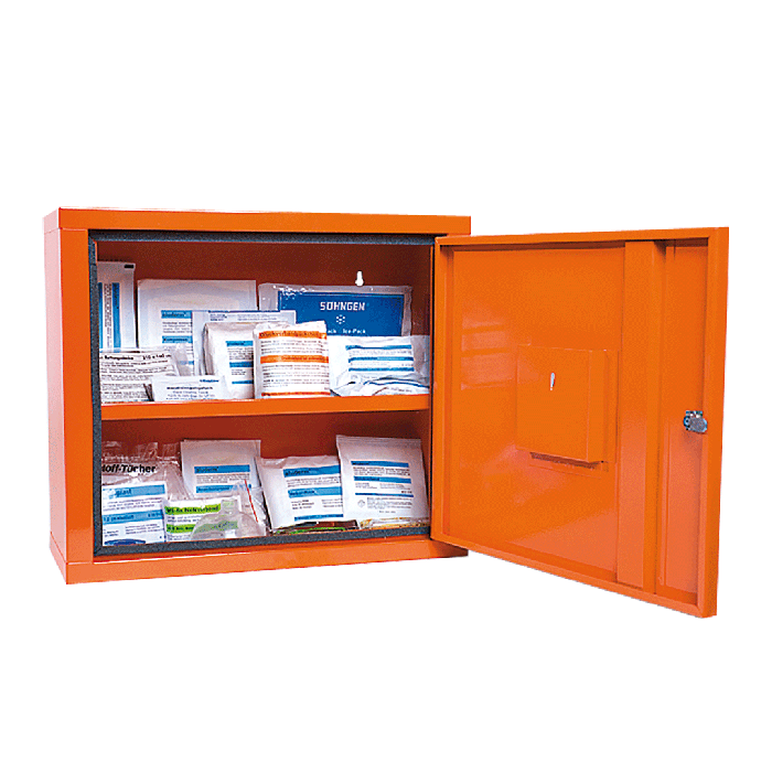 JUNIORSAFE Norm Plus First Aid Cabinet, Orange