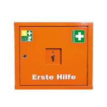JUNIORSAFE First Aid Cabinet, Empty, Orange