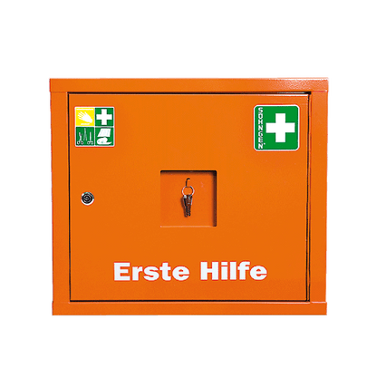 JUNIORSAFE First Aid Cabinet, Empty, Orange