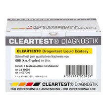 Cleartest drug test, liquid ecstasy individual test | Piece (1 test)