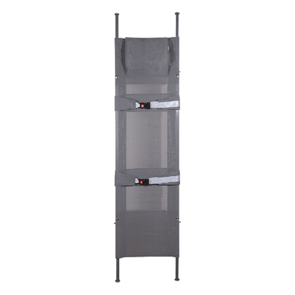 Stretcher No. 1, foldable, monofilament fabric, 4 glide feet