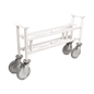 Folding chassis for stretchers