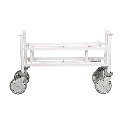Folding chassis for stretchers