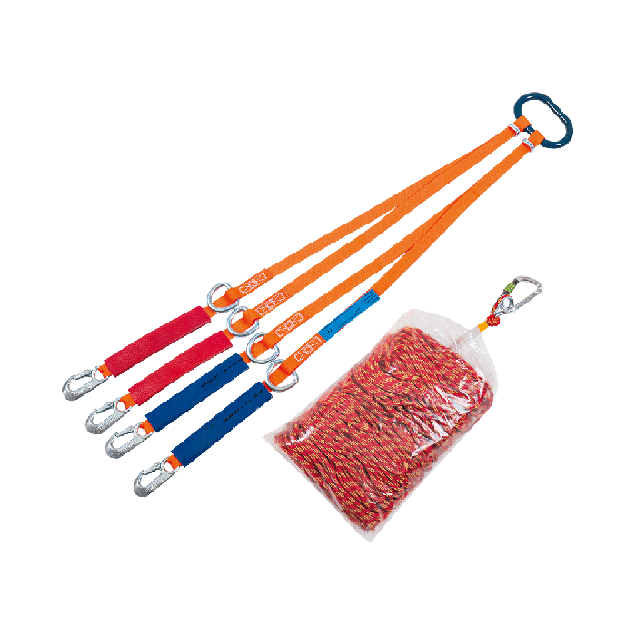 Secour-Comfort 4 Rappel System: Harness Attachments, Guide Rope