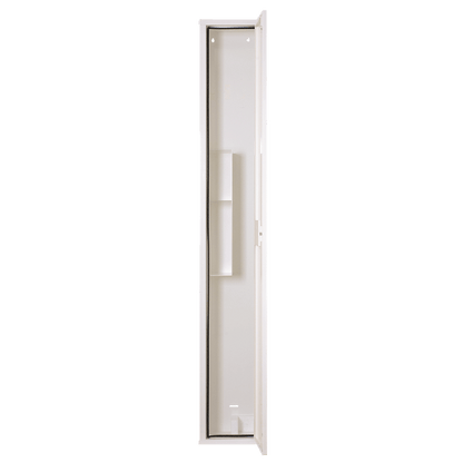 White, Empty Floor-Standing First Aid Cabinet