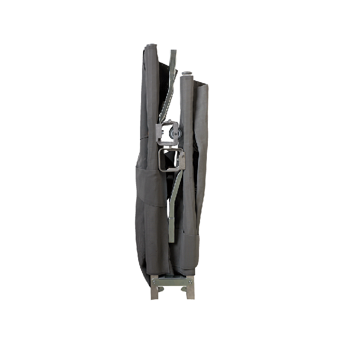 Stretcher K  2-fold, monofilament fabric, 2 sliding feet and 2 casters