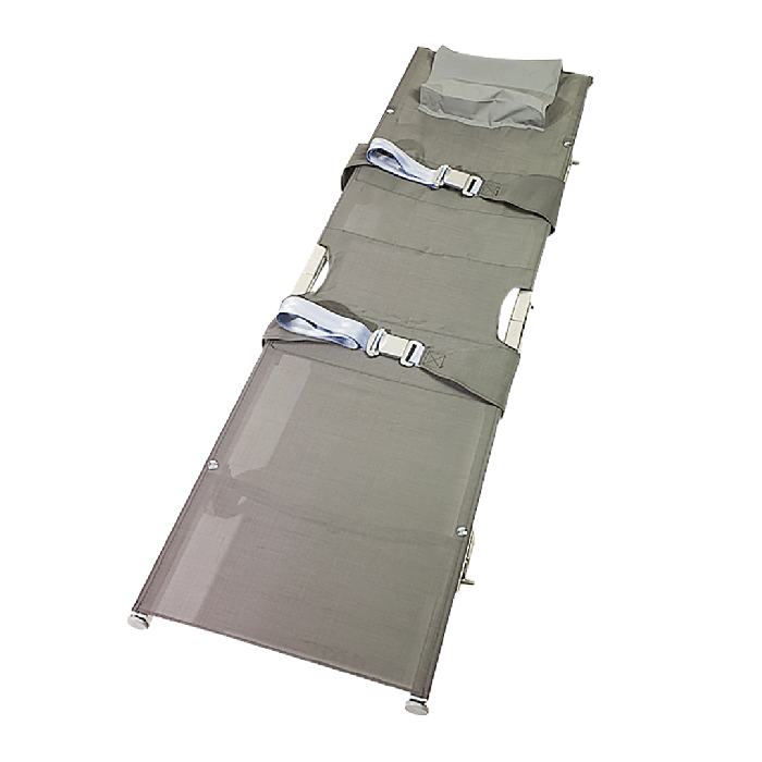 Stretcher K  2-fold, monofilament fabric, 4 casters