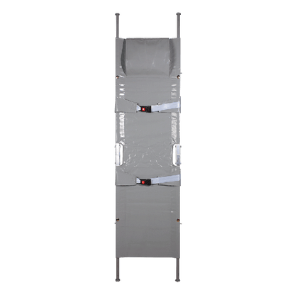 Stretcher K, 2-fold, synthetic fiber fabric, 4 casters