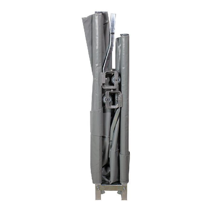 Stretcher K, 2-fold, synthetic fiber fabric, 4 casters