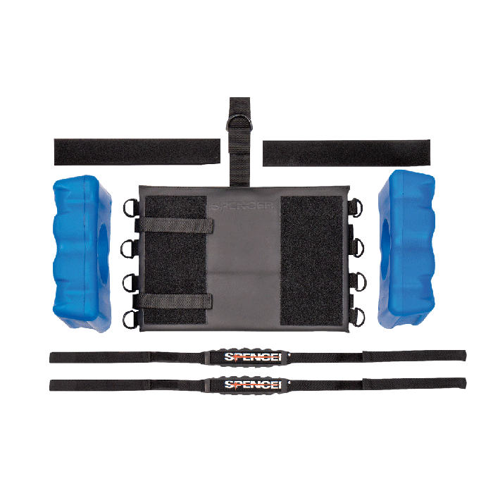 Head Restraint Kit for Spine Board Super Blue