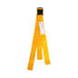 Individual patient strap for a scoop stretcher