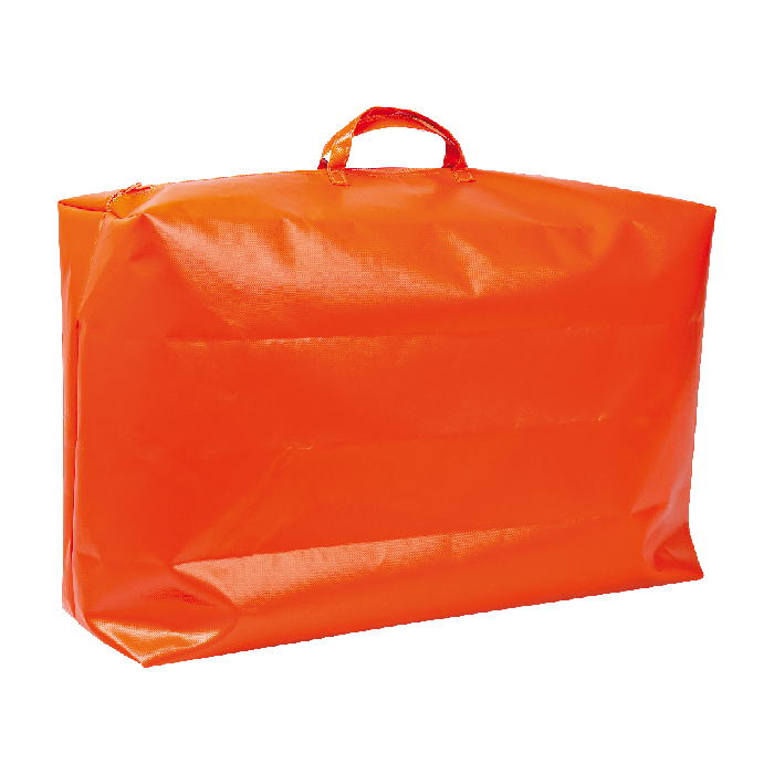 Empty carrying bag for wool blankets