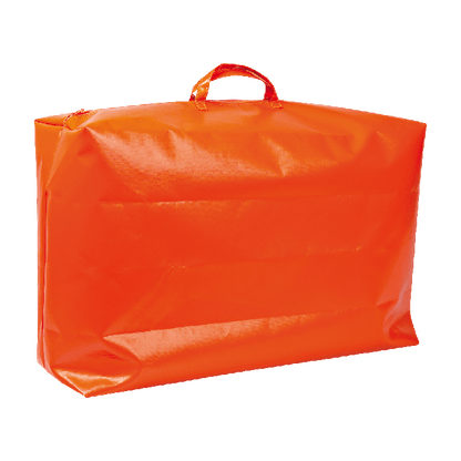 Empty carrying bag for wool blankets