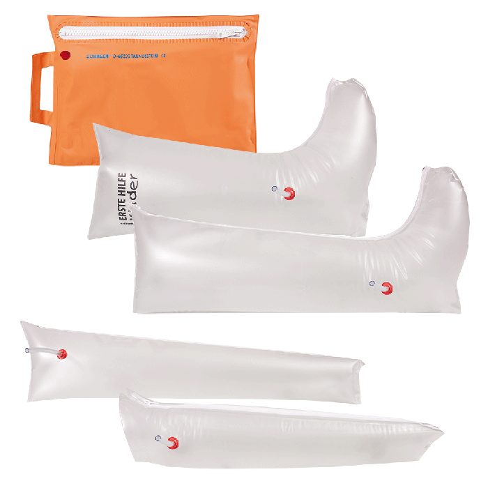 PneuPlast Inflatable Splint, PVC, 5-Piece Set
