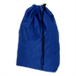 The EMIL DEISS KG (GmbH + Co.) DEISS 6509 is a large blue fabric waste bag (650x870 mm) depicted upright with a black drawstring. It is sold in boxes of 50 pieces and is perfect for environmentally friendly waste disposal.