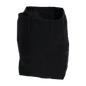 The EMIL DEISS KG (GmbH + Co.) DEISS 6510 Reusable Trash Bag (1 piece), 550x600 mm, black, is a rectangular, black fabric trash bag with an open top, standing empty and upright against a white background.