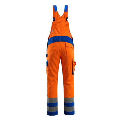 MASCOT® Barras dungarees, hi-vis orange/grain blue