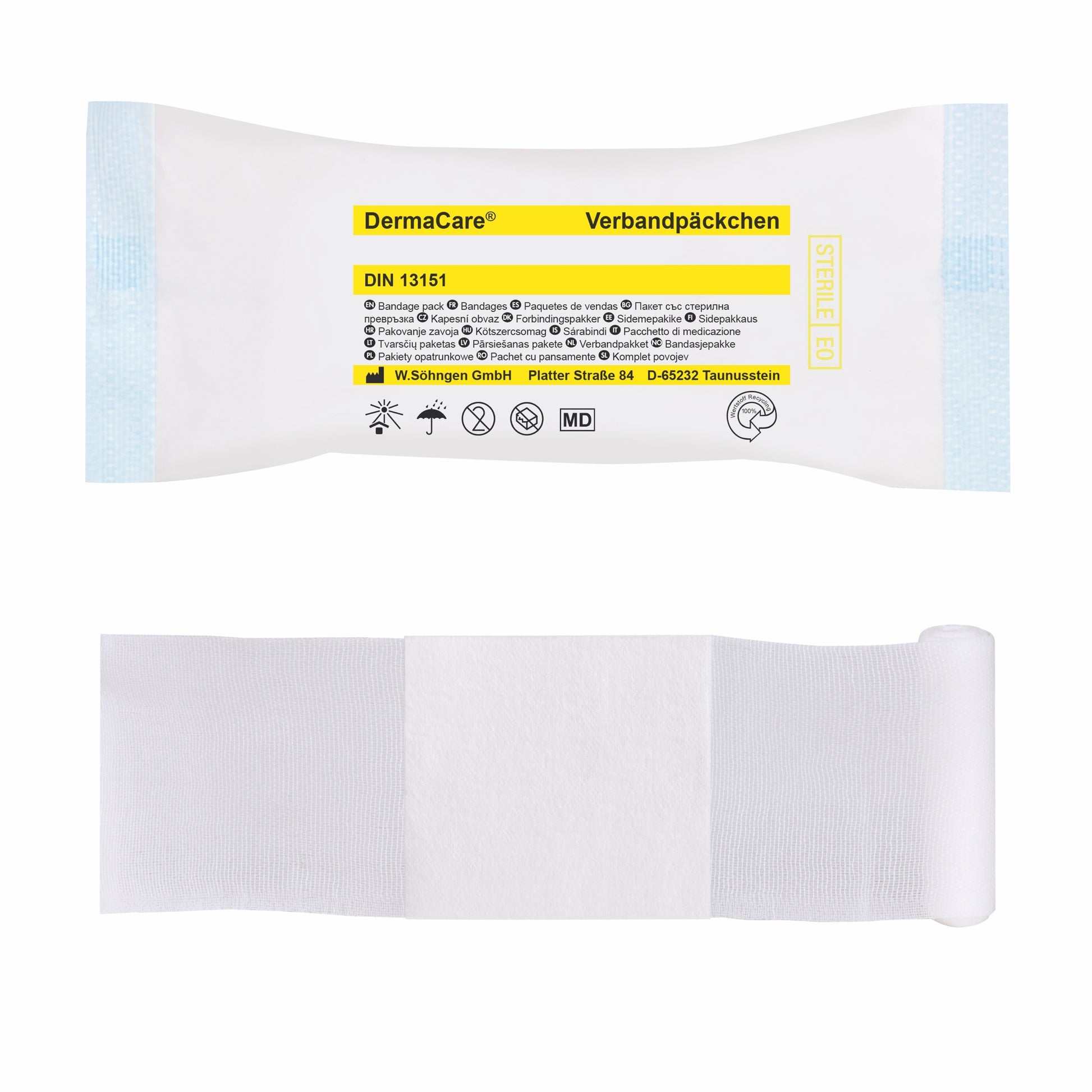 DermaCare® Bandage Pack, DIN Medium