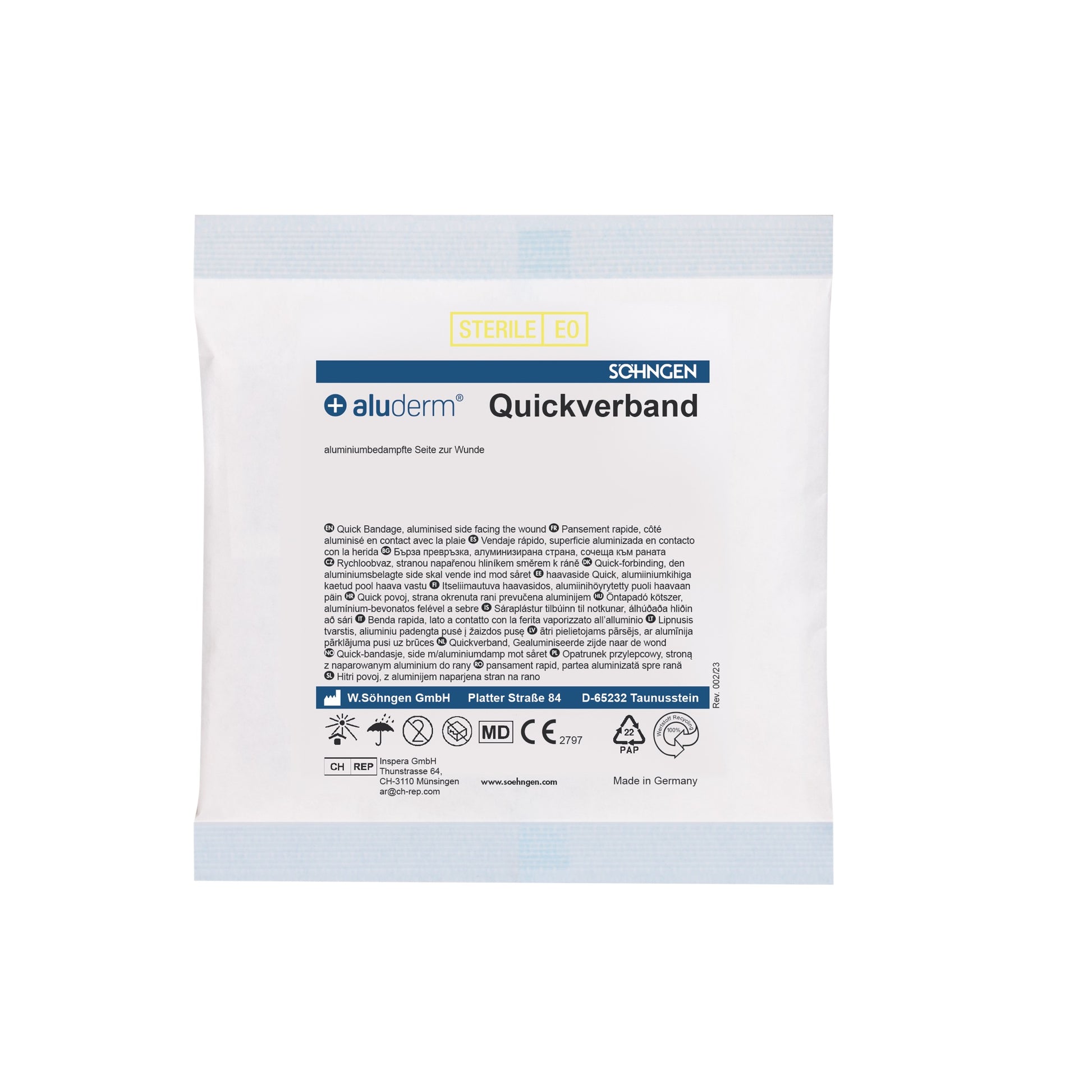 aluderm® Quick Bandage, Large