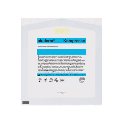 aluderm® Compress, single, 7.5 x 7.5 cm