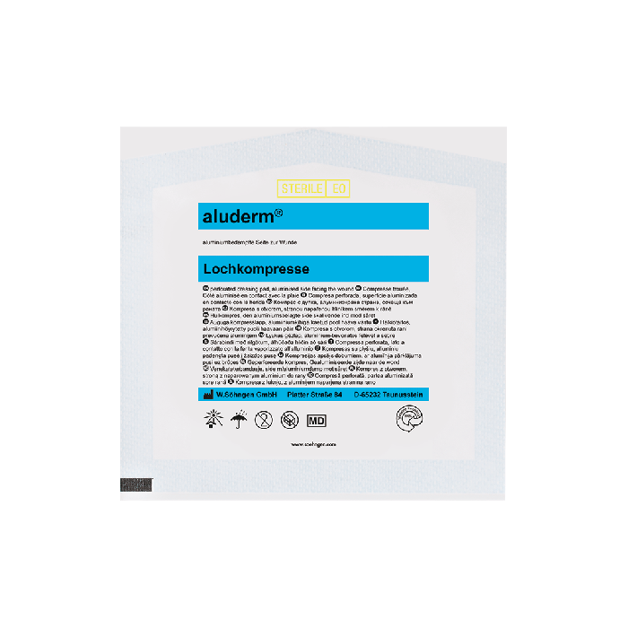 aluderm® Perforated Compress CH 08-30 6 x 7 cm