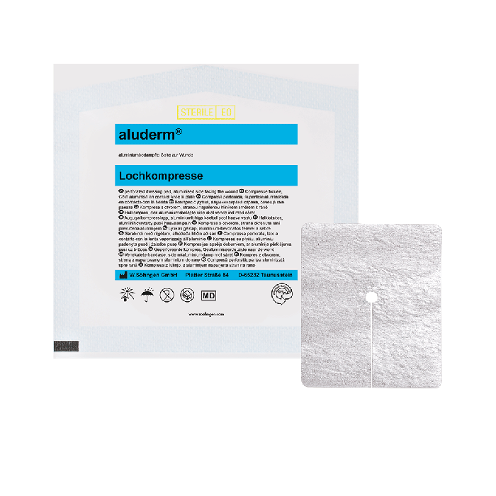 aluderm® Perforated Compress CH 08-30 6 x 7 cm