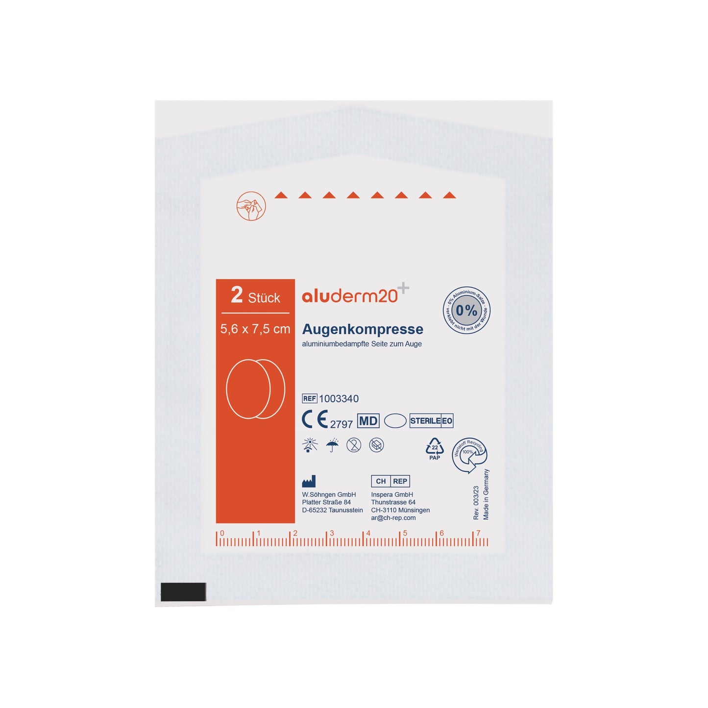 aluderm® DuOcul Eye Compress