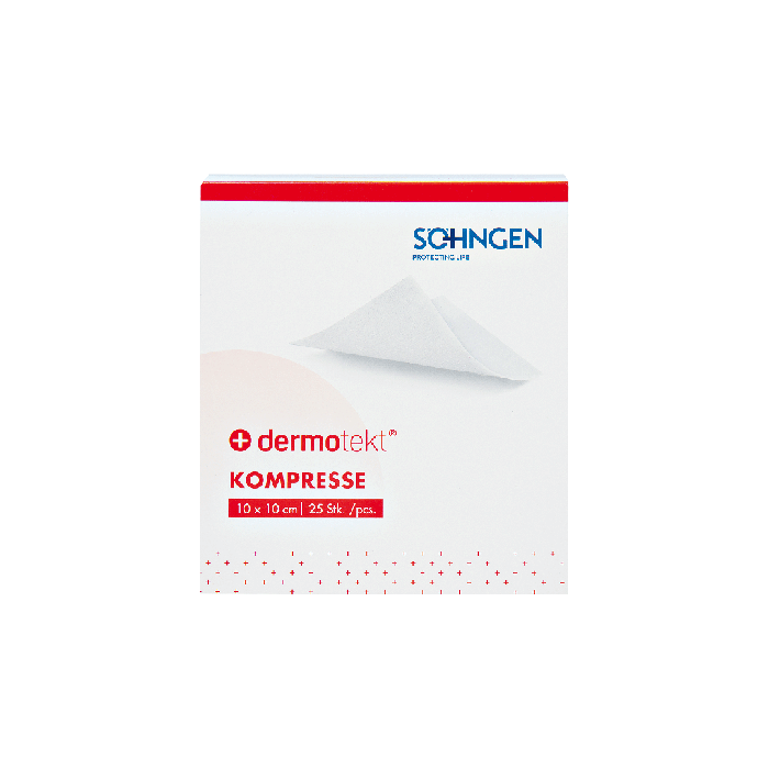 DERMOTEKT® Compress, 10x10 cm, Pack of 25