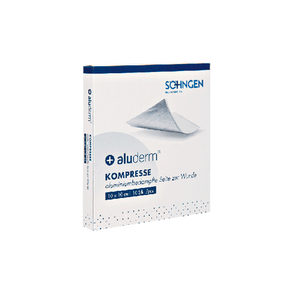 aluderm® Compress, 10 x 10 cm, package of 10