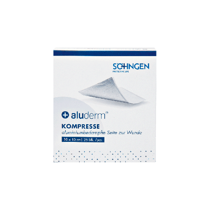 aluderm® Compress, pack of 25, 10 x 10 cm