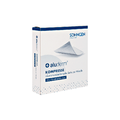 aluderm® Compress, pack of 25, 10 x 10 cm