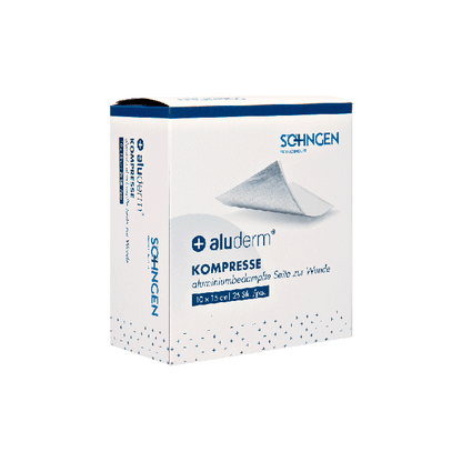 aluderm® Compress, package of 25, 10 x 15 cm