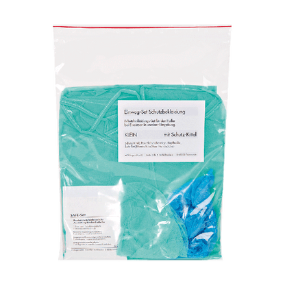 Small Disposable Protective Clothing Set with Lab Coat