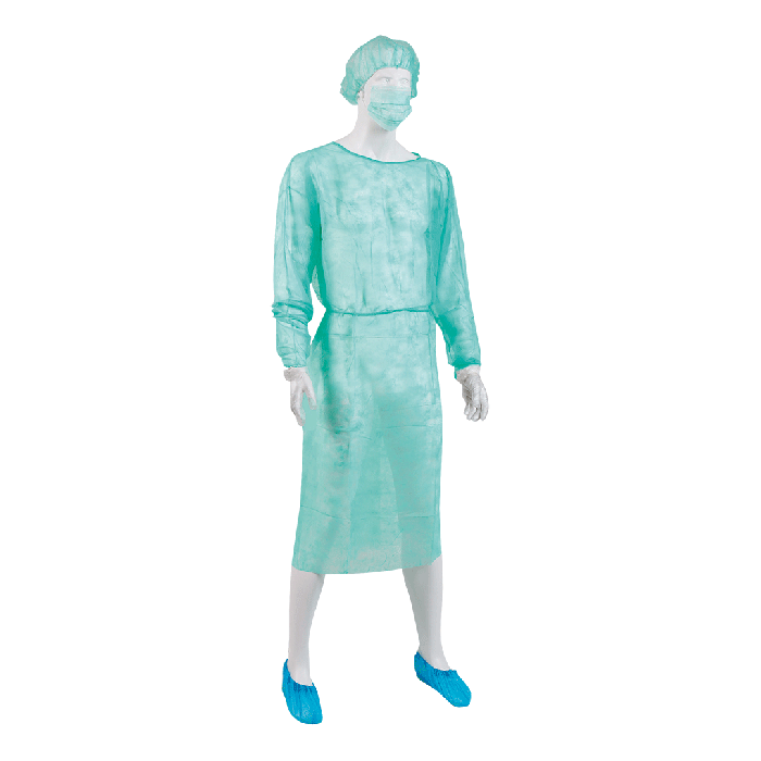 Small Disposable Protective Clothing Set with Lab Coat