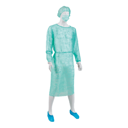 Small Disposable Protective Clothing Set with Lab Coat