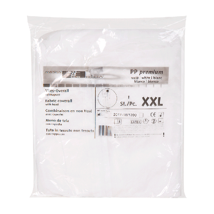 Disposable Protective Coverall, Size XXL