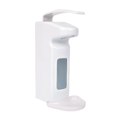 Disinfectant dispensers with 500-ml and 1,000-ml bottles