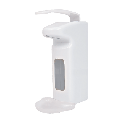 Disinfectant dispensers with 500-ml and 1,000-ml bottles