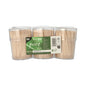 Three transparent dispensers, each with PAPSTAR wooden toothpicks "pure" round (6.7 cm), are shrink-wrapped together. The green label shows "3 x 500" toothpicks (a total of 1500 pieces) and is provided with the logo of PAPSTAR GmbH and product information.