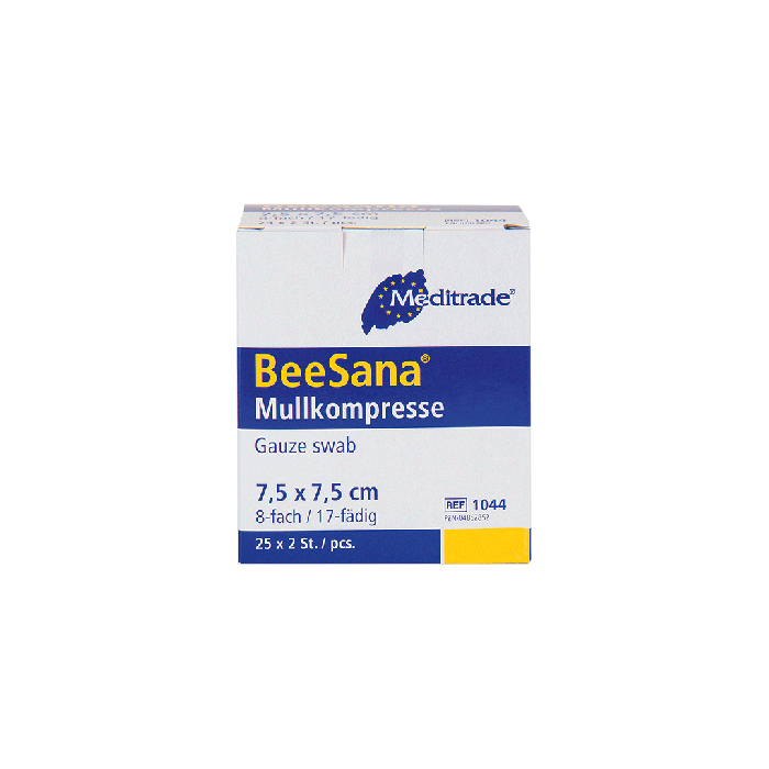 Gauze Compress, 7.5 x 7.5 cm, Sterile, 25 x 2 pieces