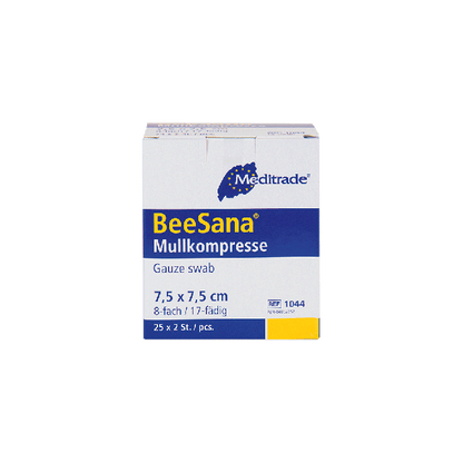 Gauze Compress, 7.5 x 7.5 cm, Sterile, 25 x 2 pieces