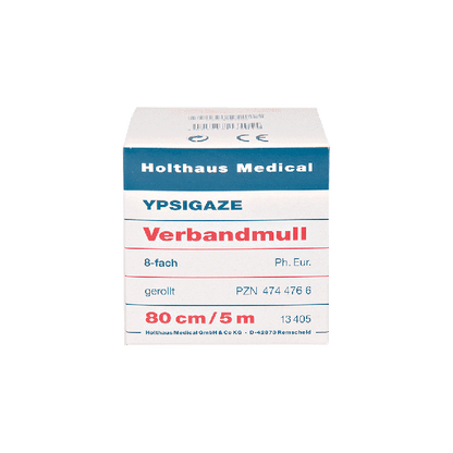 Gauze Bandage, 5 m x 80 cm, rolled